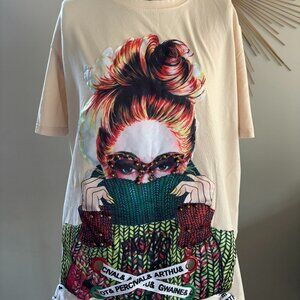 Lady Gaga Mixed Media Tee